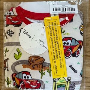 Little Sleepies Red and White Kids Pajama Set